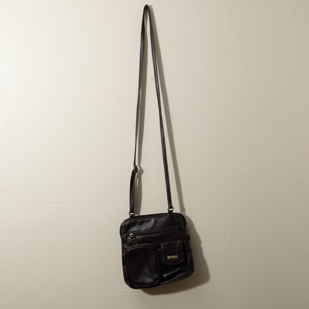 Rosetti Brown Leather Unisex Purse